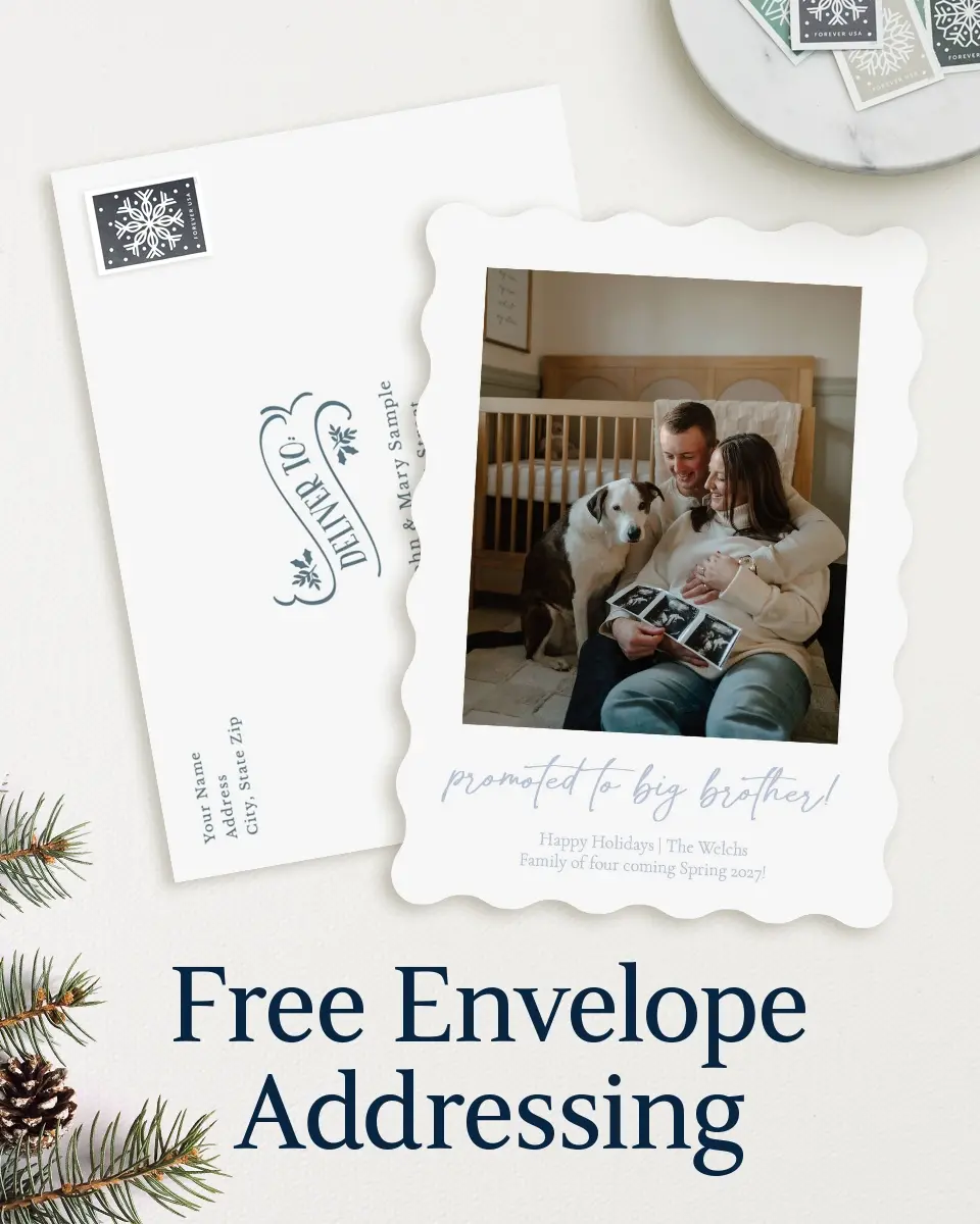 Wavy Christmas Cards