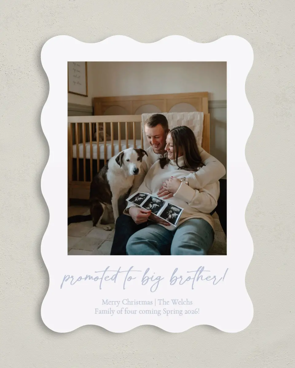 This is a 5" x 7" Christmas Card called Christmas Promotion printed in full color on Premium Smooth paper