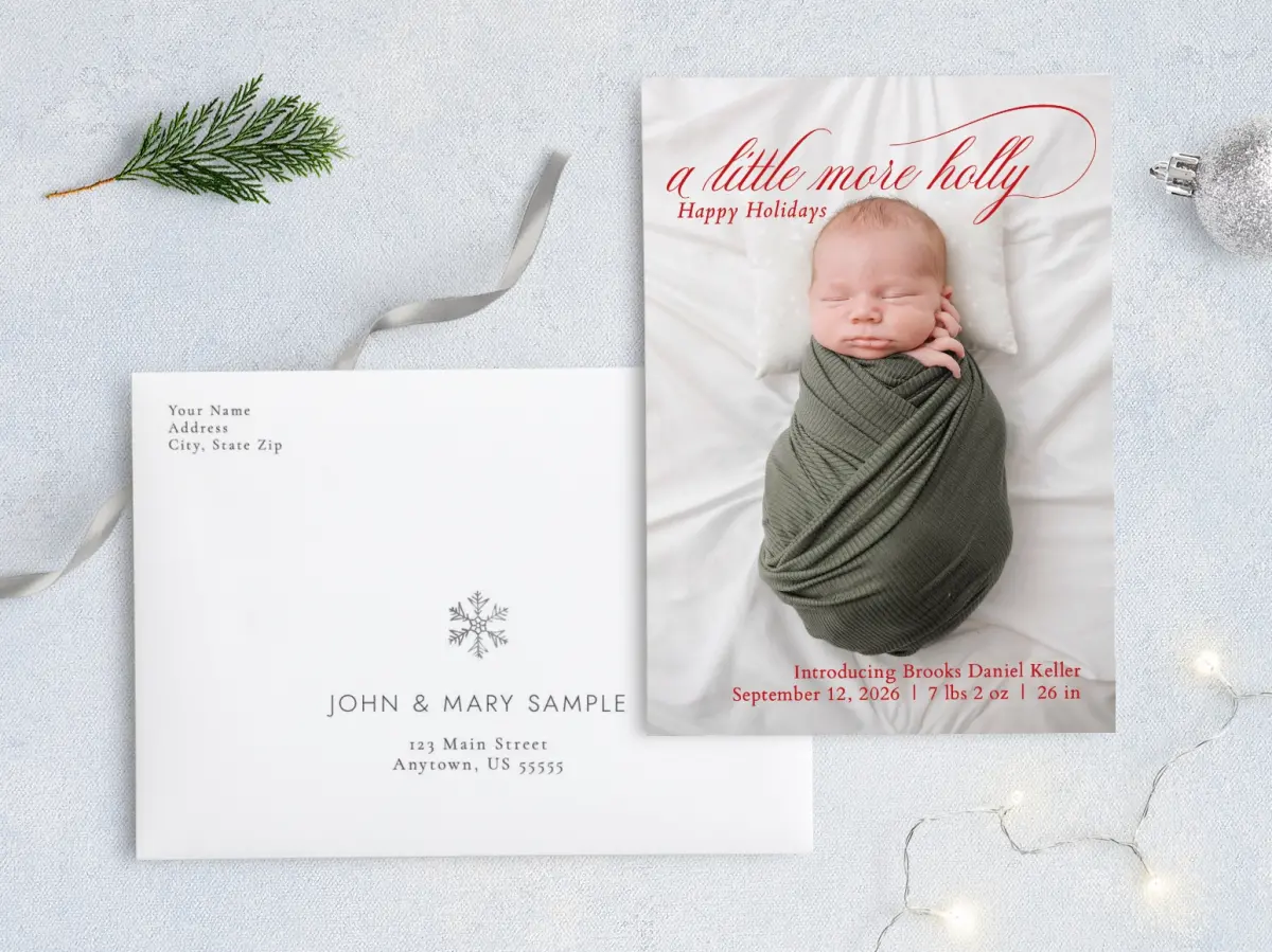 Front with Envelope Design