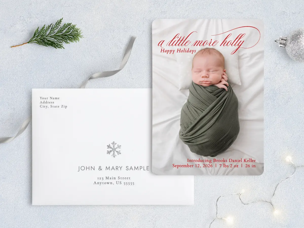 Front with Envelope Design
