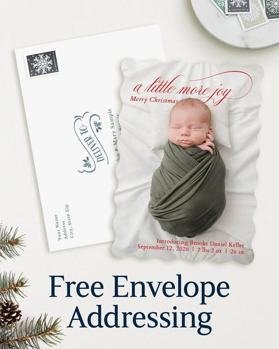Wavy Christmas Cards