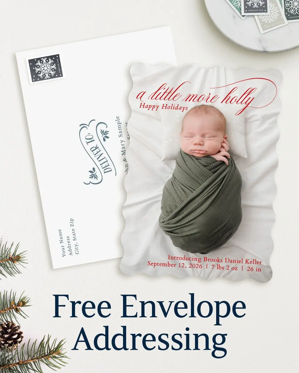 Wavy Christmas Cards
