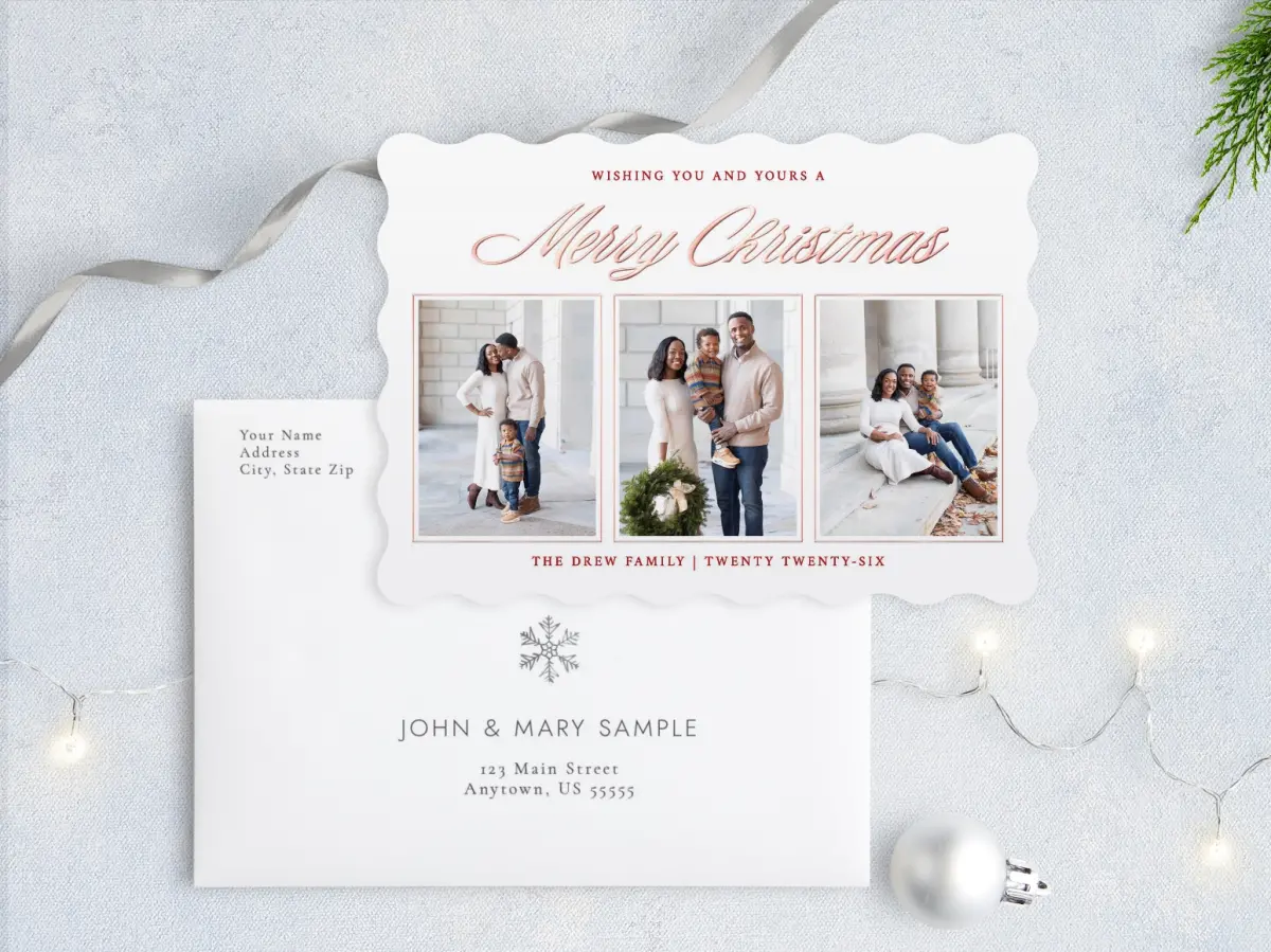 Front with Envelope Design