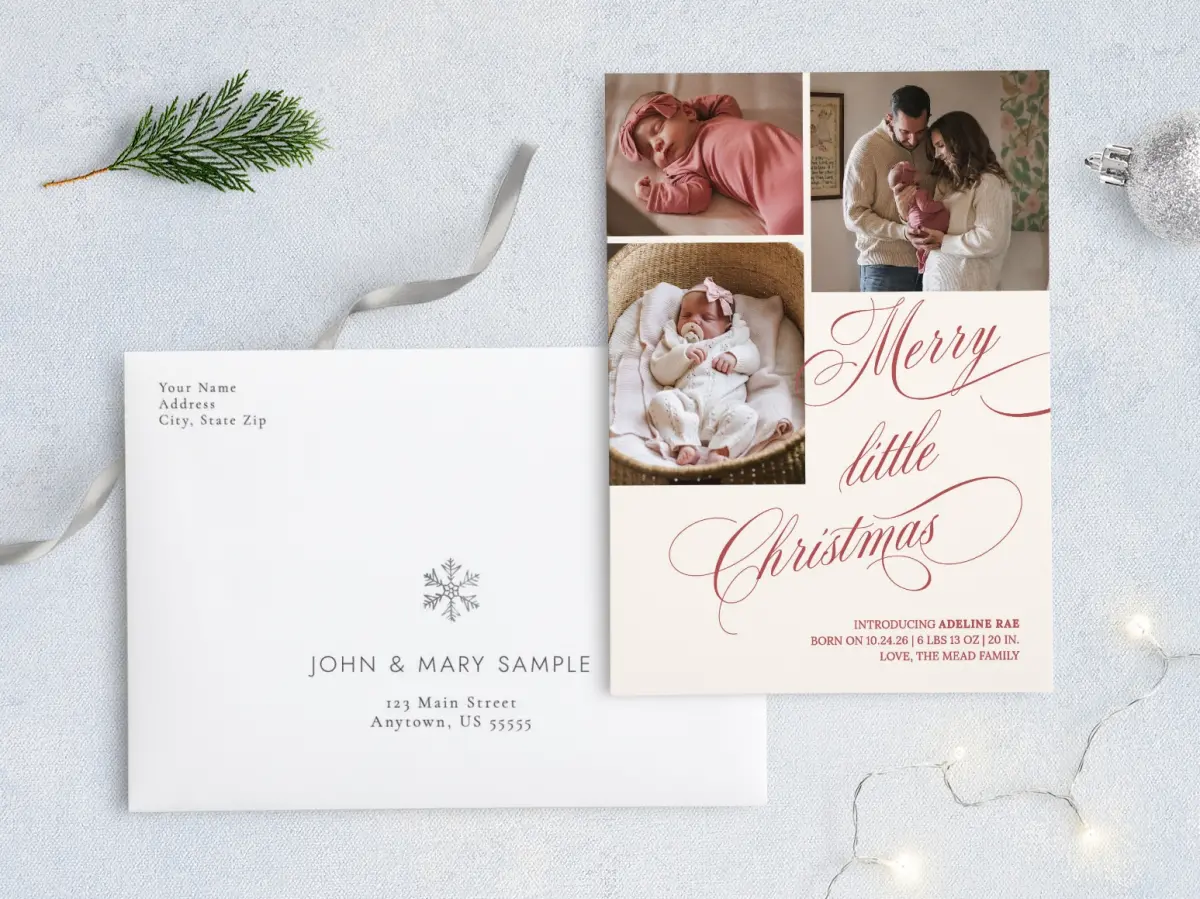 Front with Envelope Design