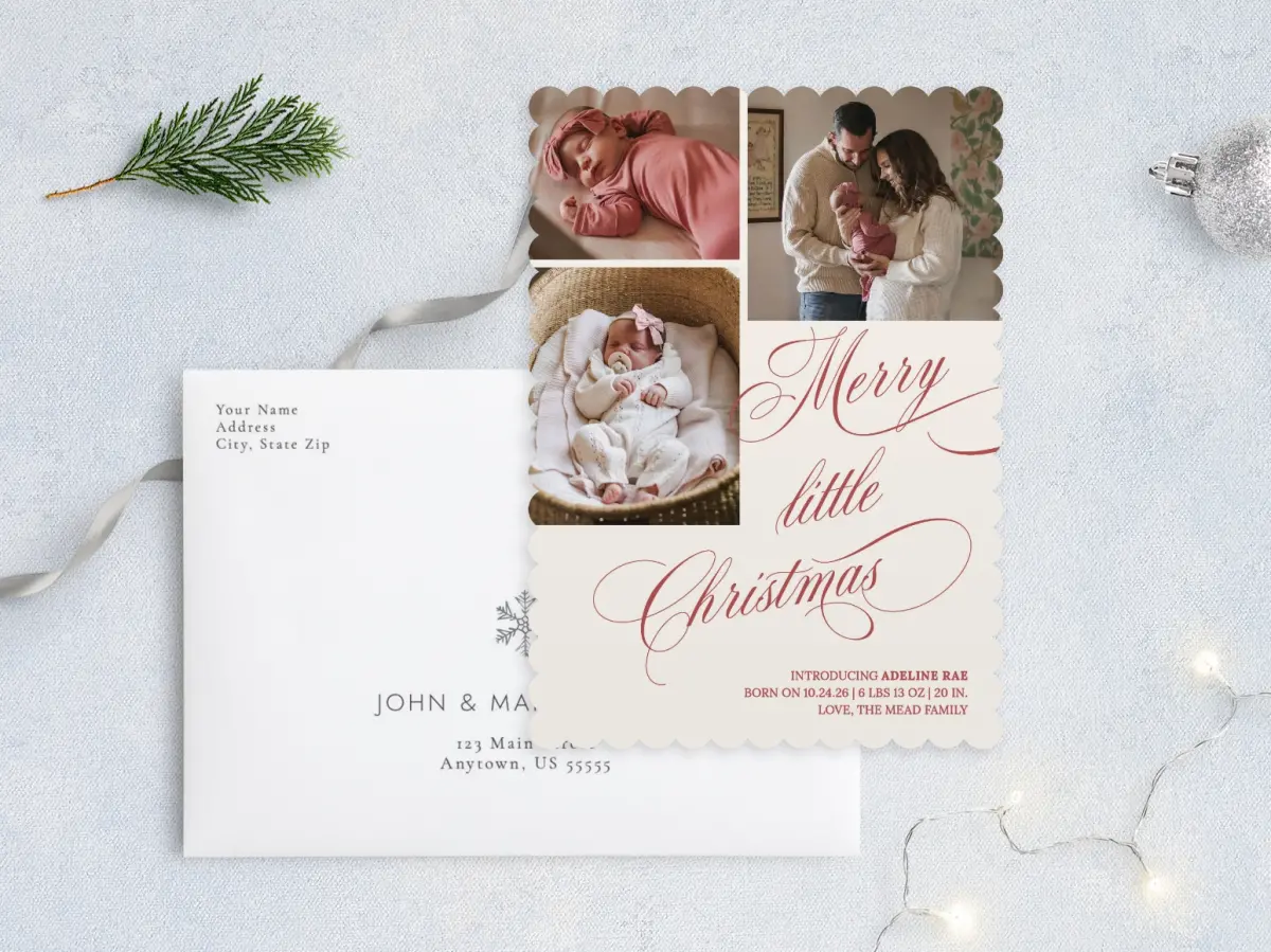 Front with Envelope Design