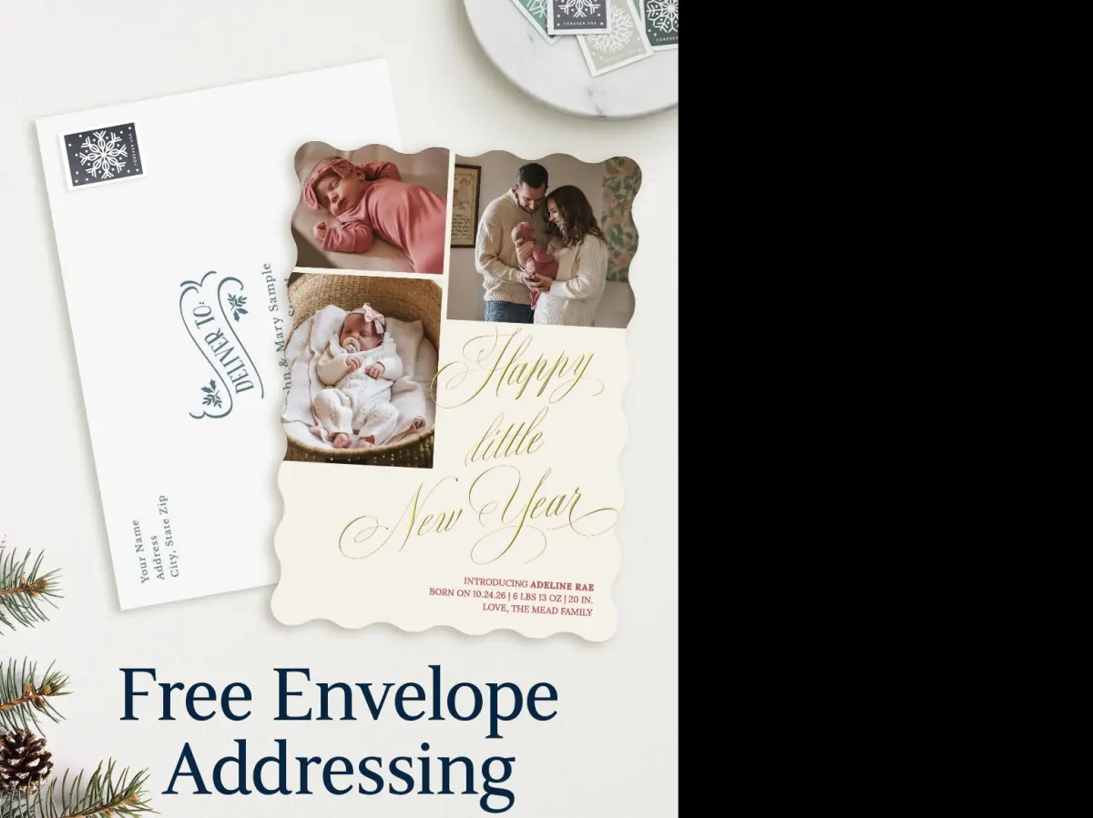 Wavy Christmas Cards