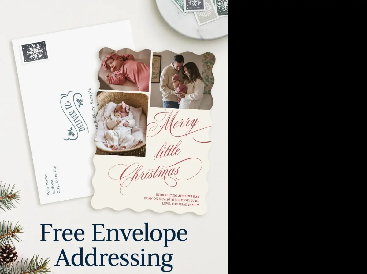 Wavy Christmas Cards