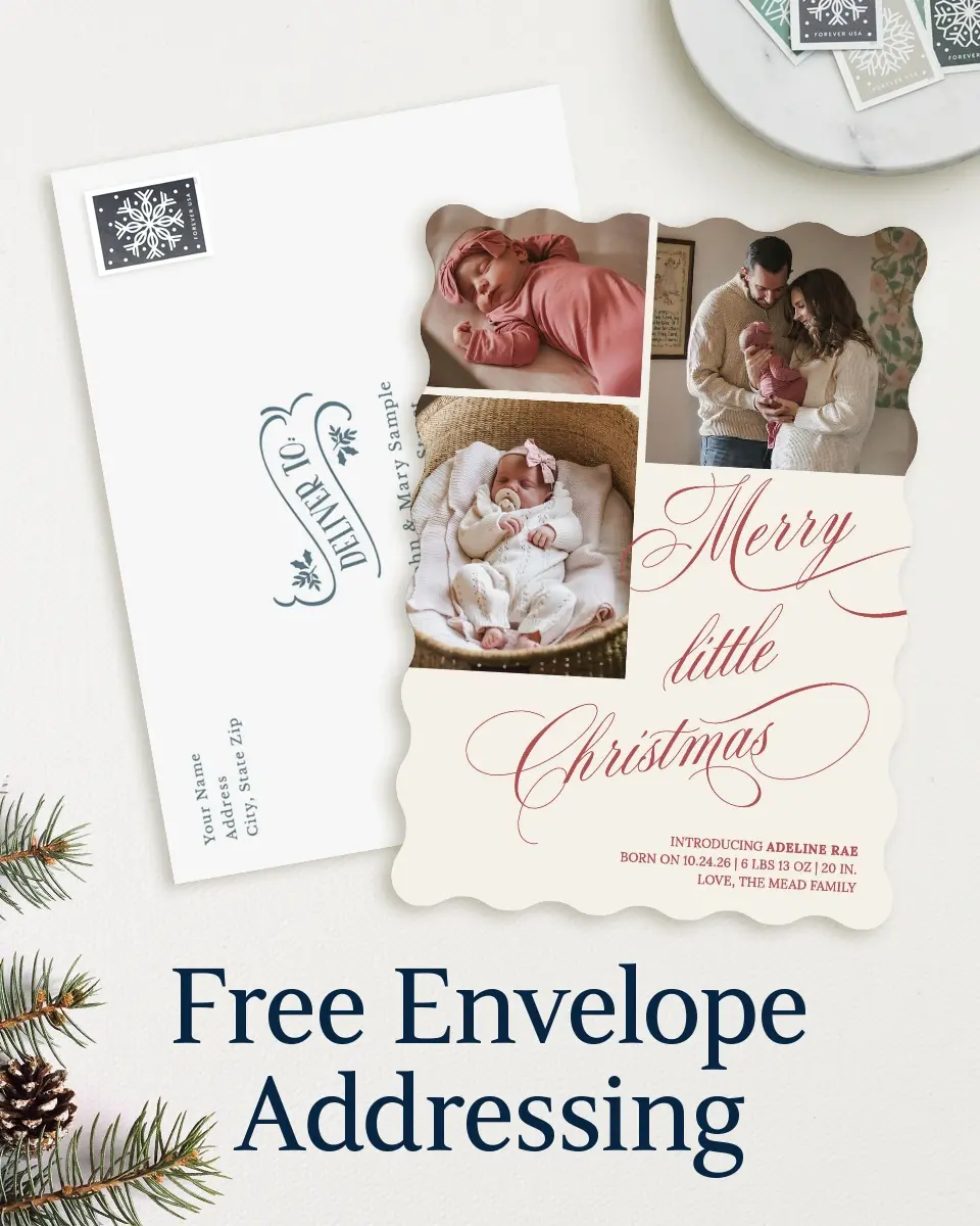 Wavy Christmas Cards