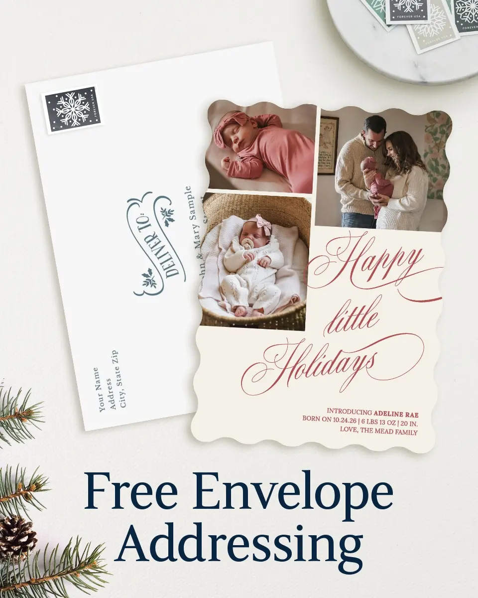 Wavy Christmas Cards