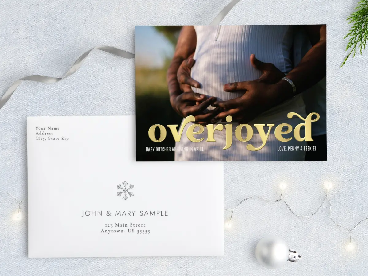 Front with Envelope Design
