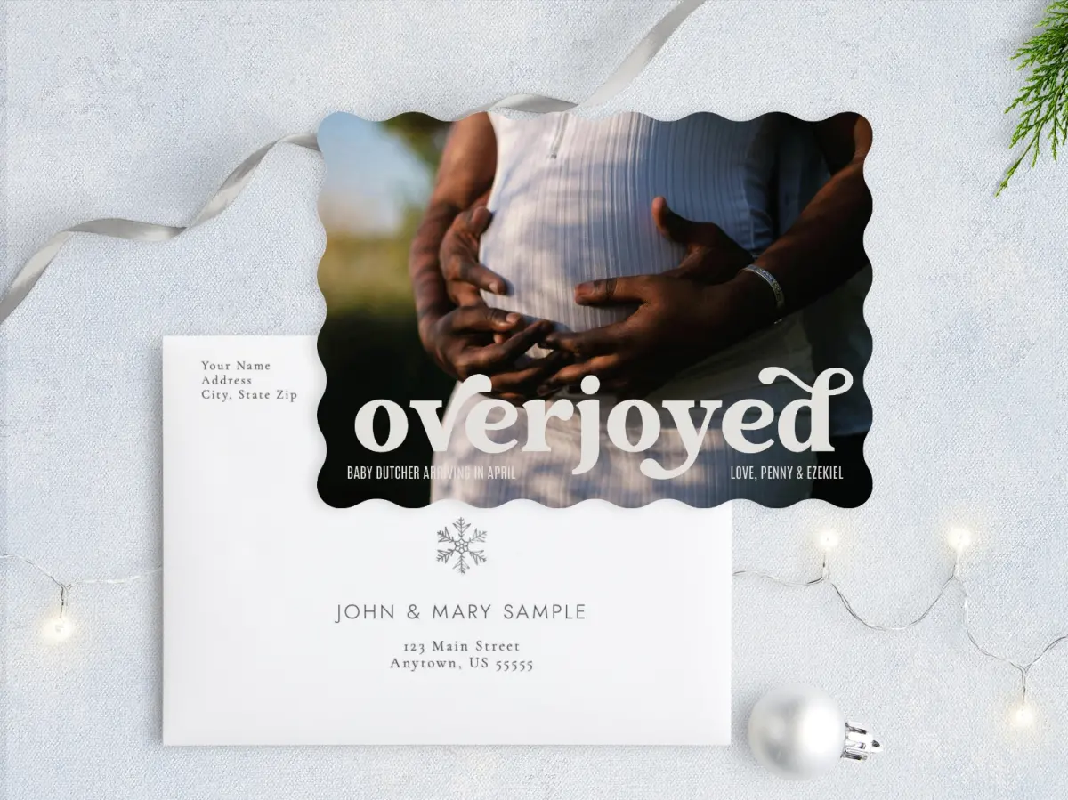 Front with Envelope Design
