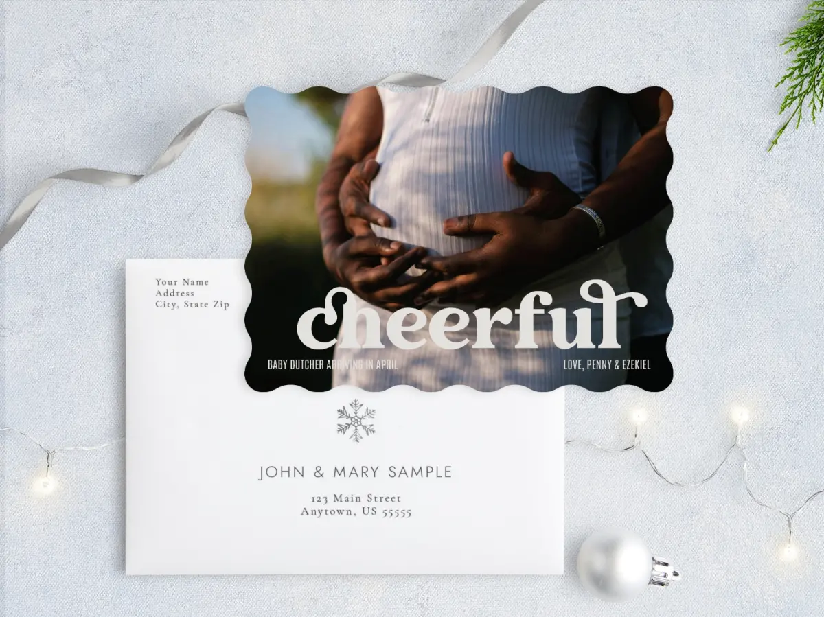 Front with Envelope Design