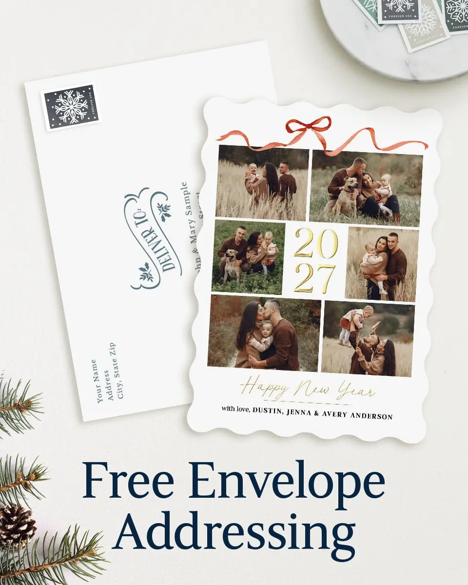 Wavy Christmas Cards