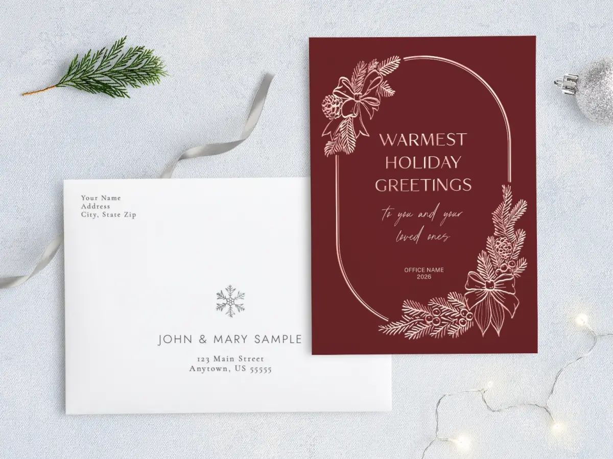 Front with Envelope Design