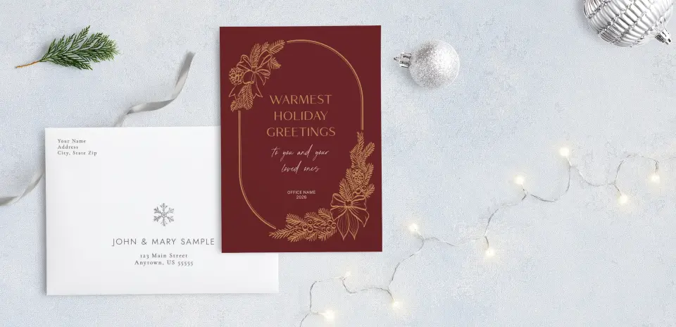 Front with Envelope Design