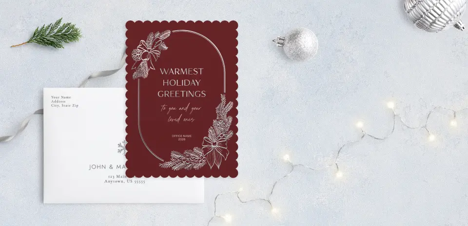 Front with Envelope Design
