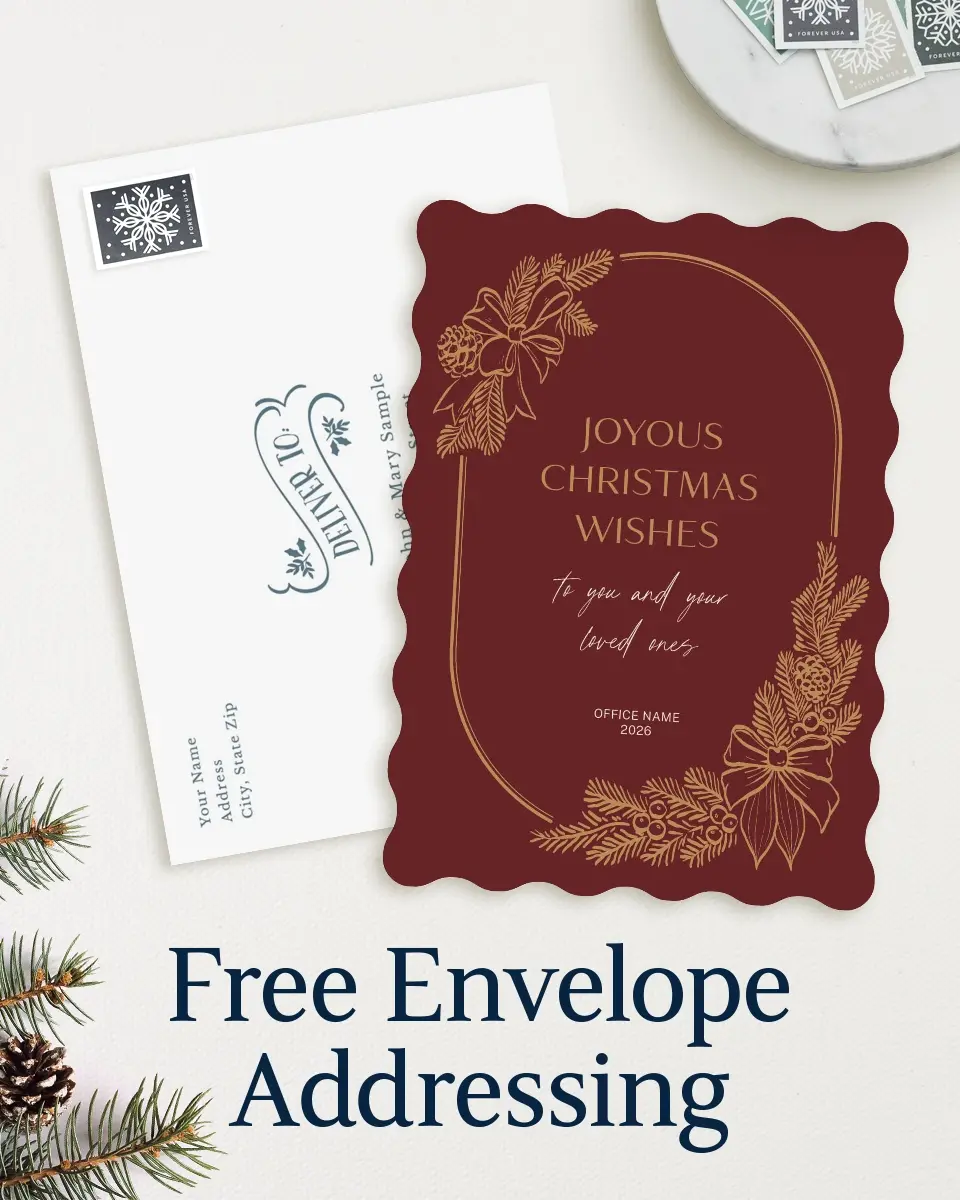 Wavy Christmas Cards