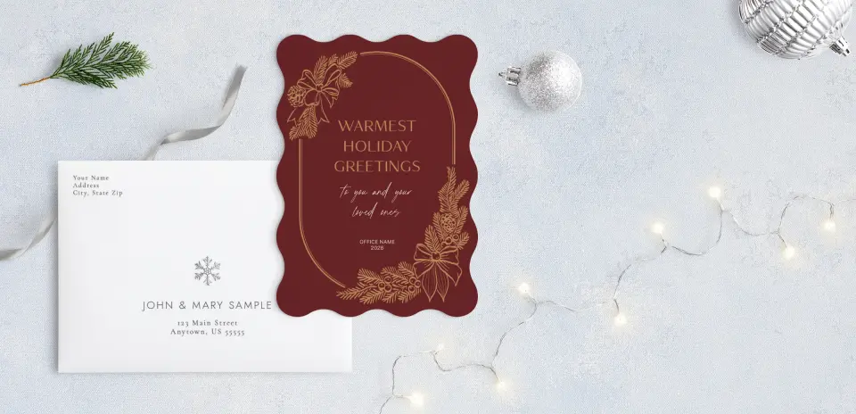Front with Envelope Design