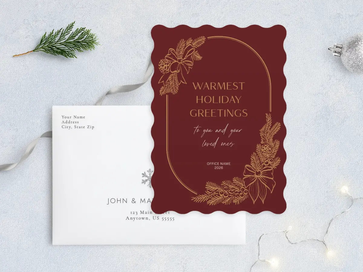 Front with Envelope Design