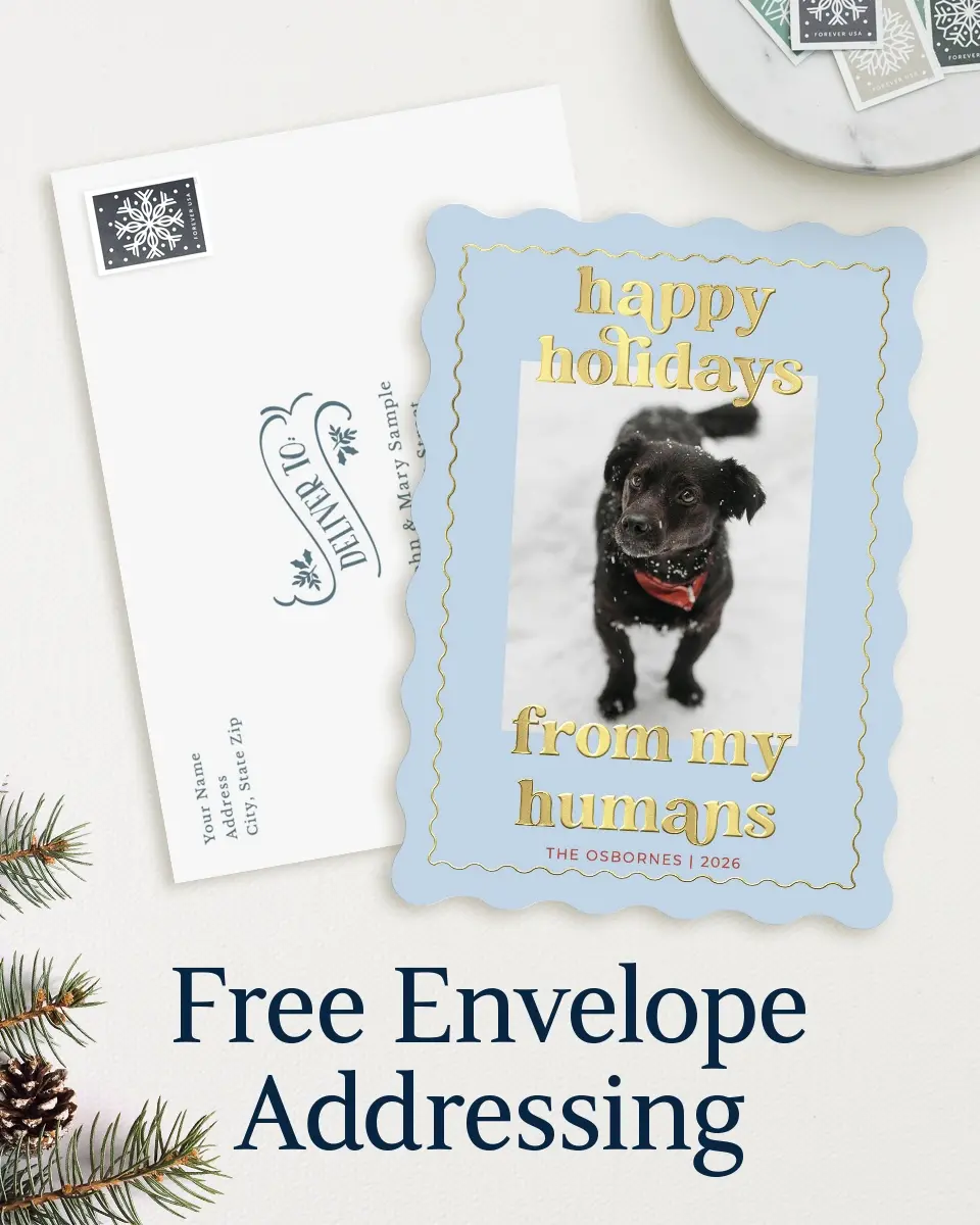 Wavy Christmas Cards