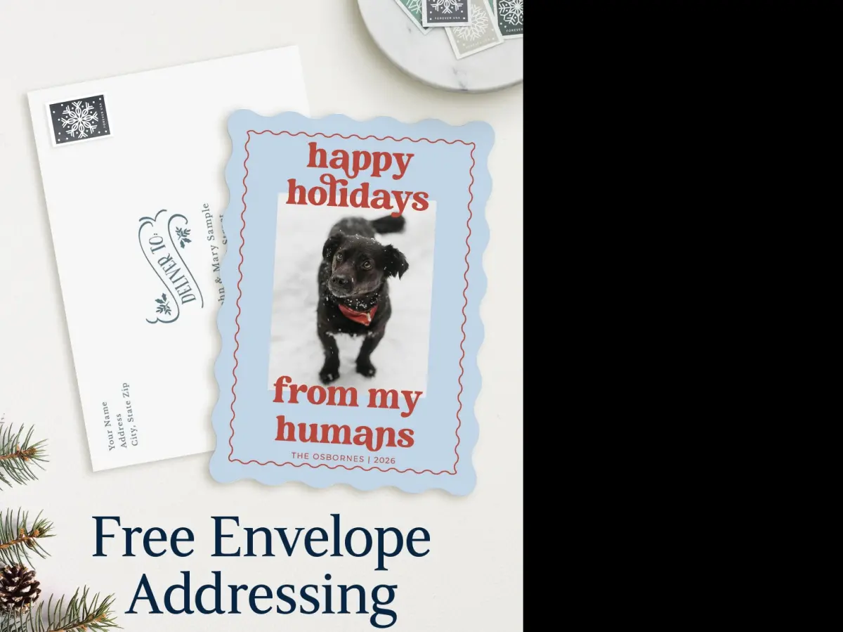 Wavy Christmas Cards