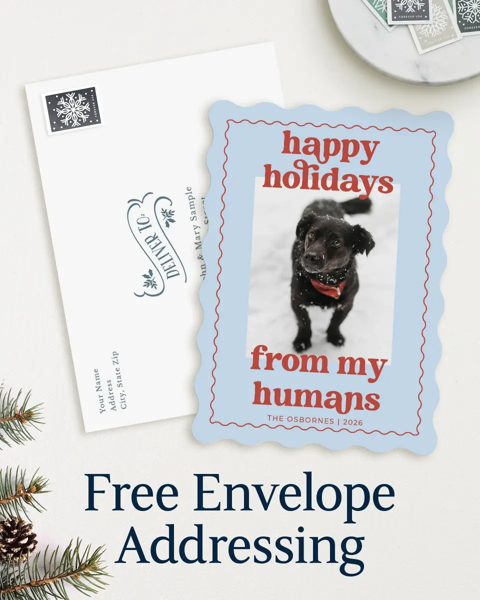 Wavy Christmas Cards