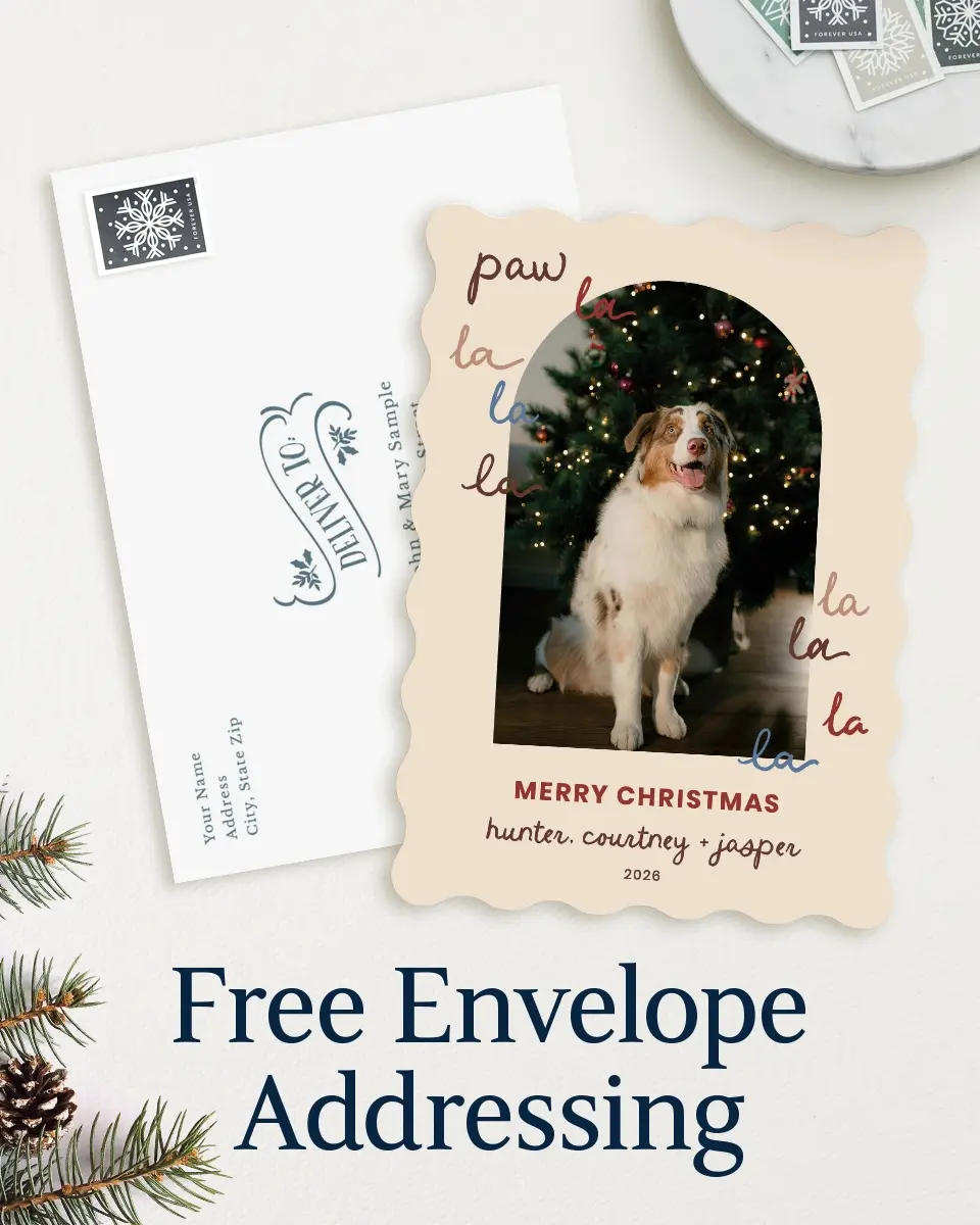 Wavy Christmas Cards