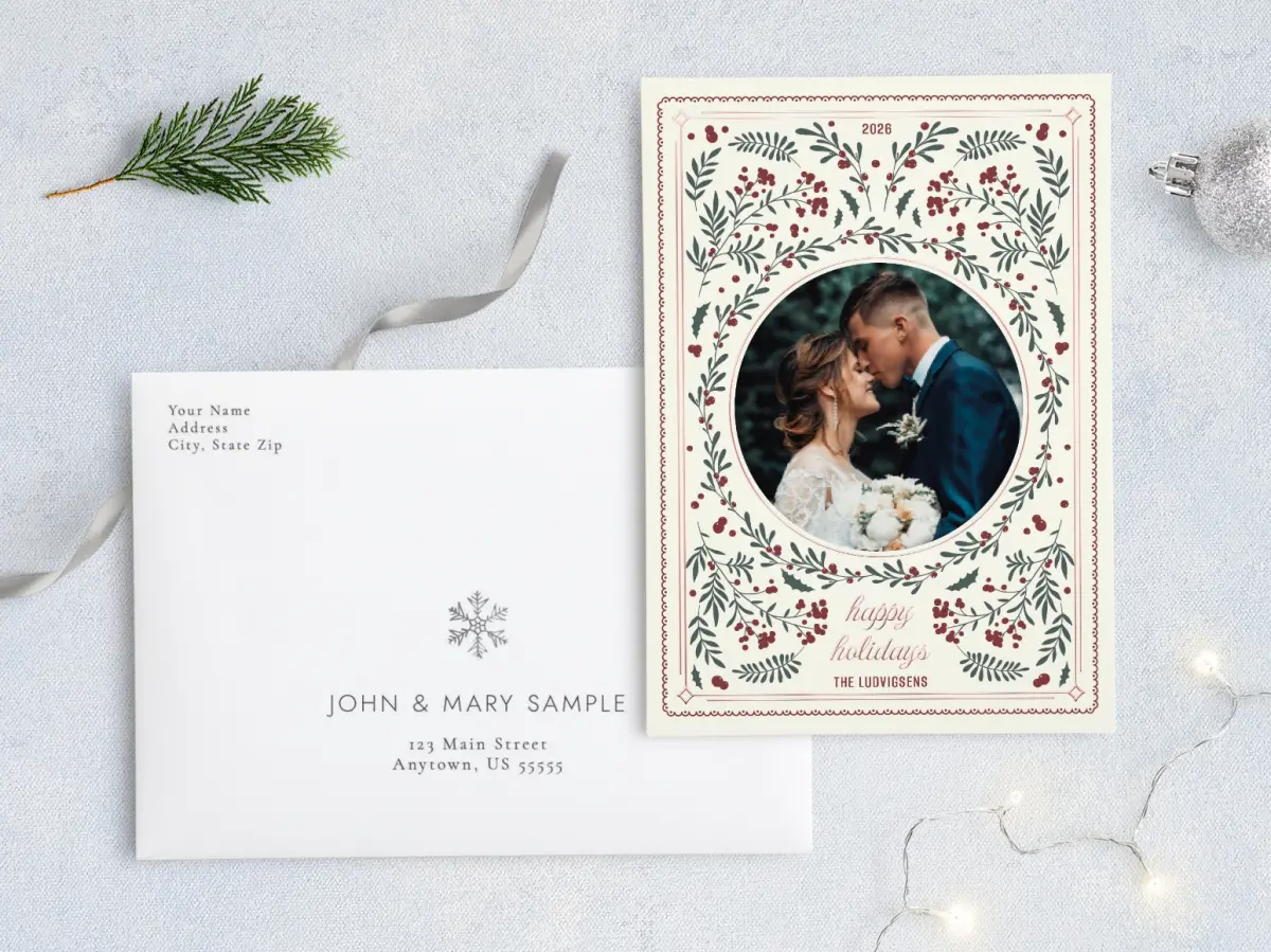 Front with Envelope Design
