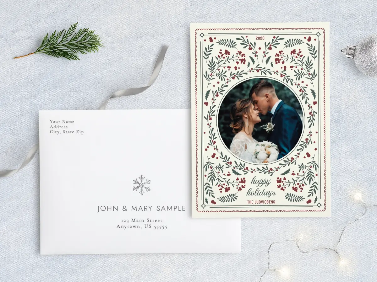 Front with Envelope Design