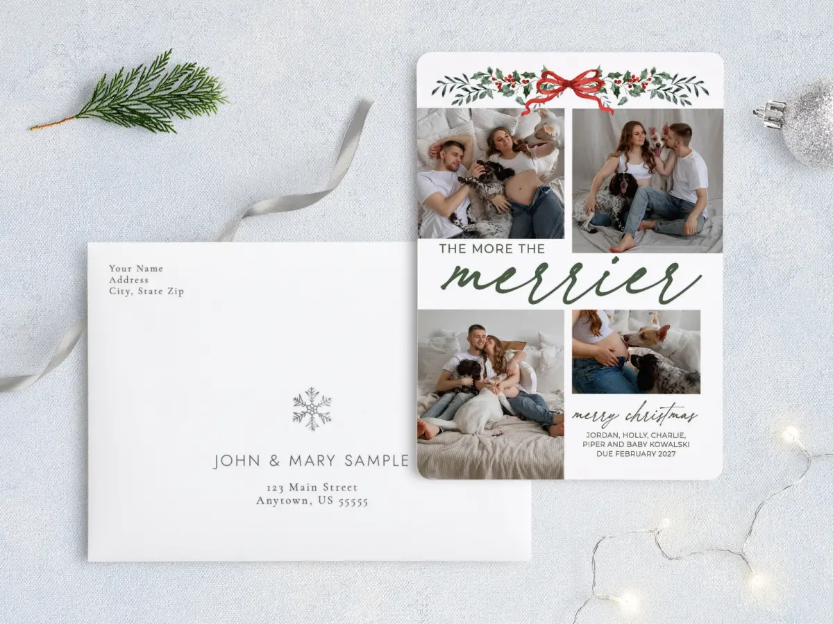 Front with Envelope Design