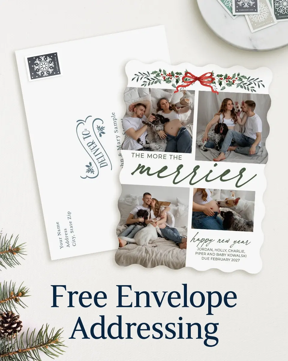 Wavy Christmas Cards