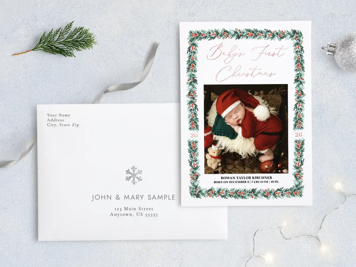 Front with Envelope Design