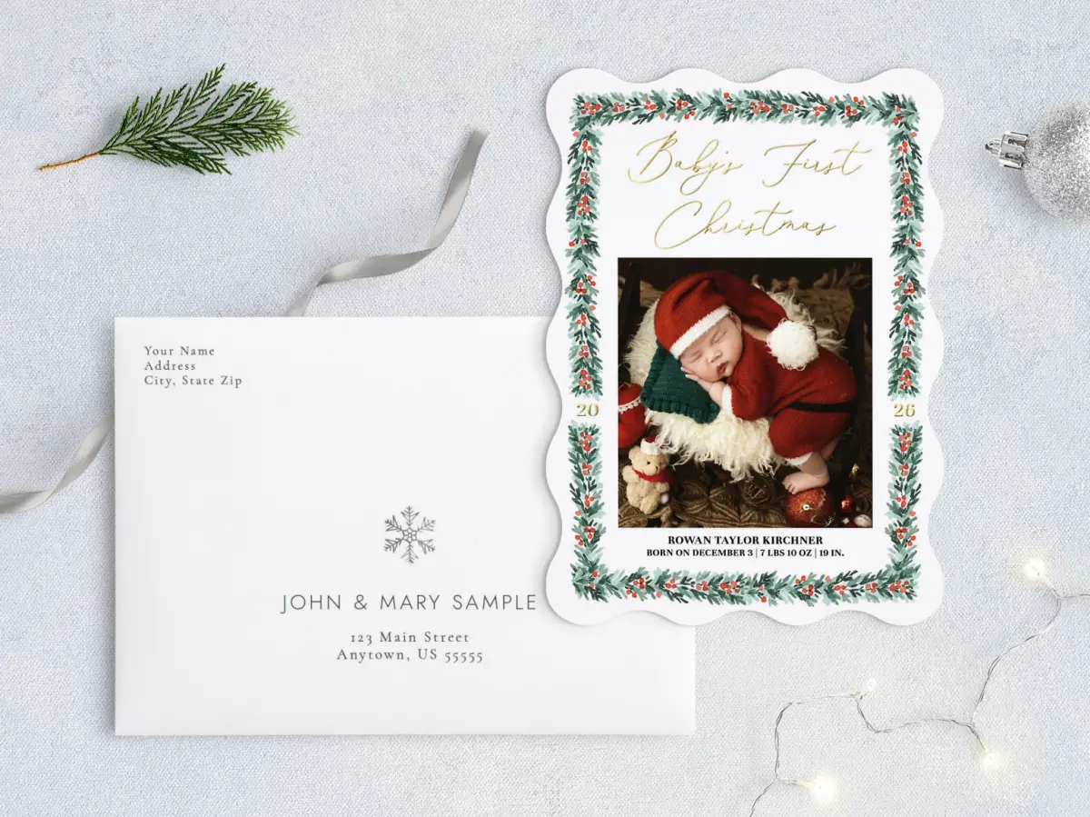 Front with Envelope Design