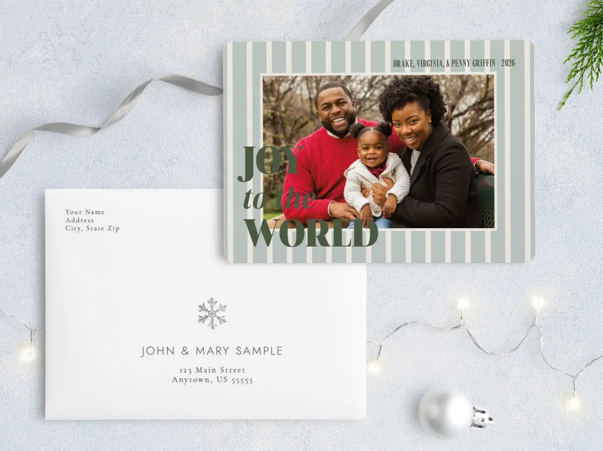 Front with Envelope Design