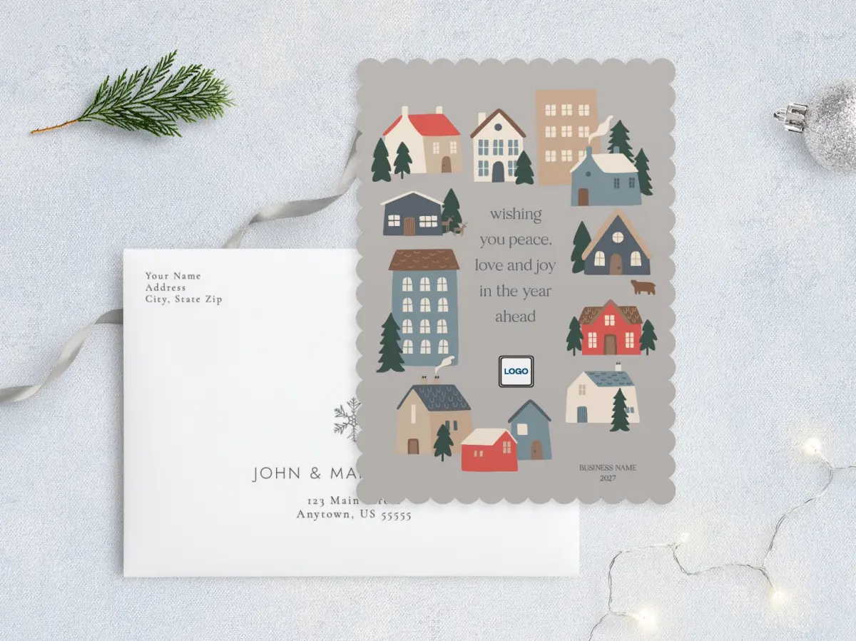Front with Envelope Design