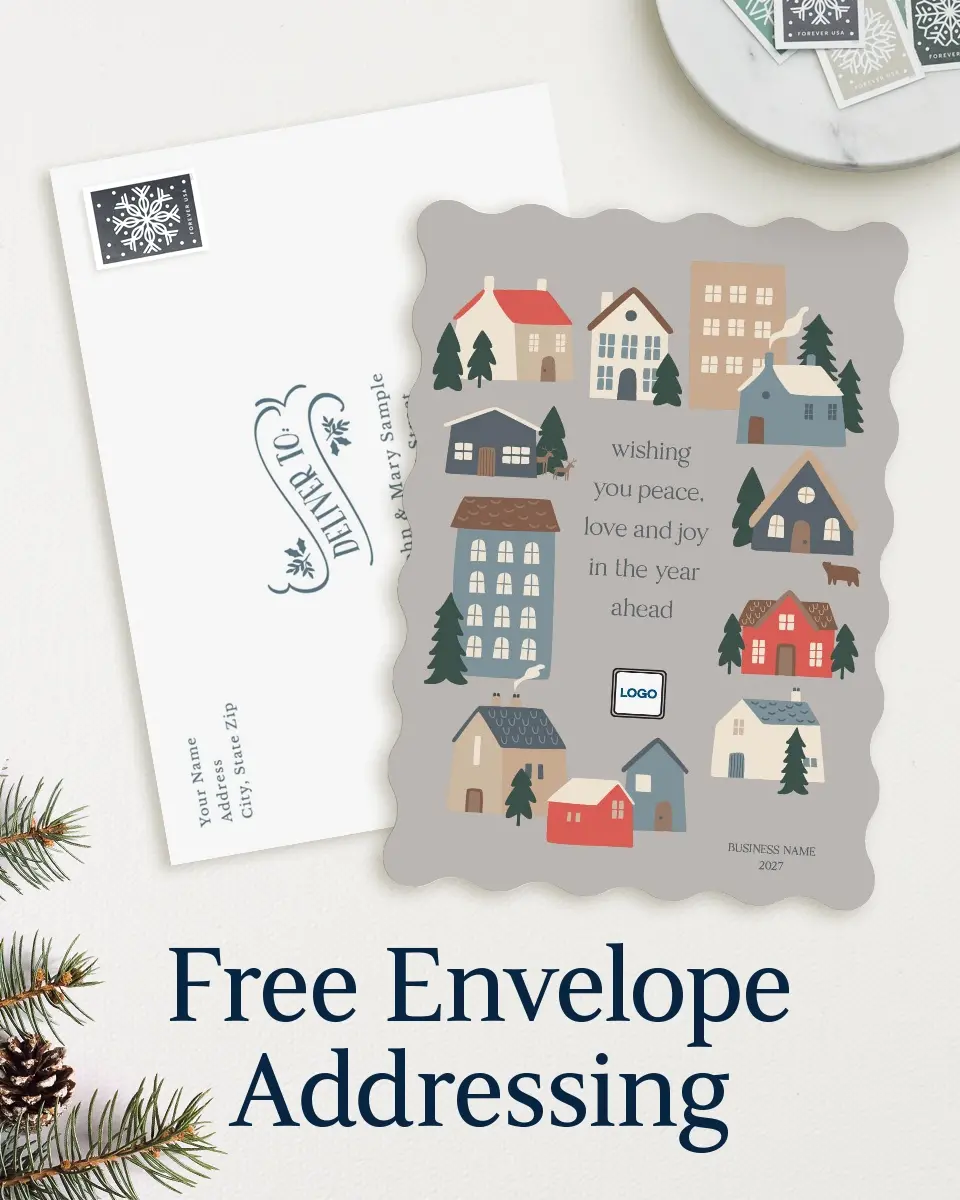 Wavy Christmas Cards