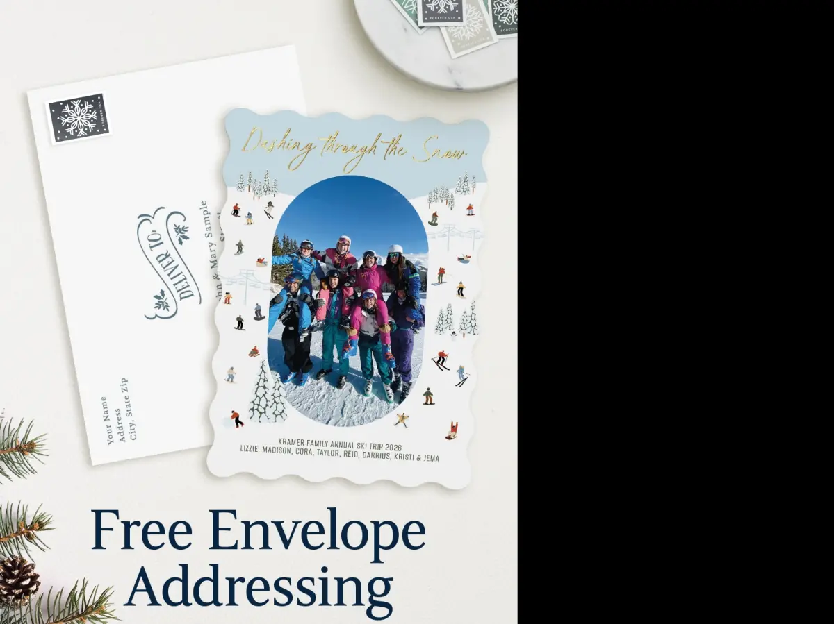 Wavy Christmas Cards