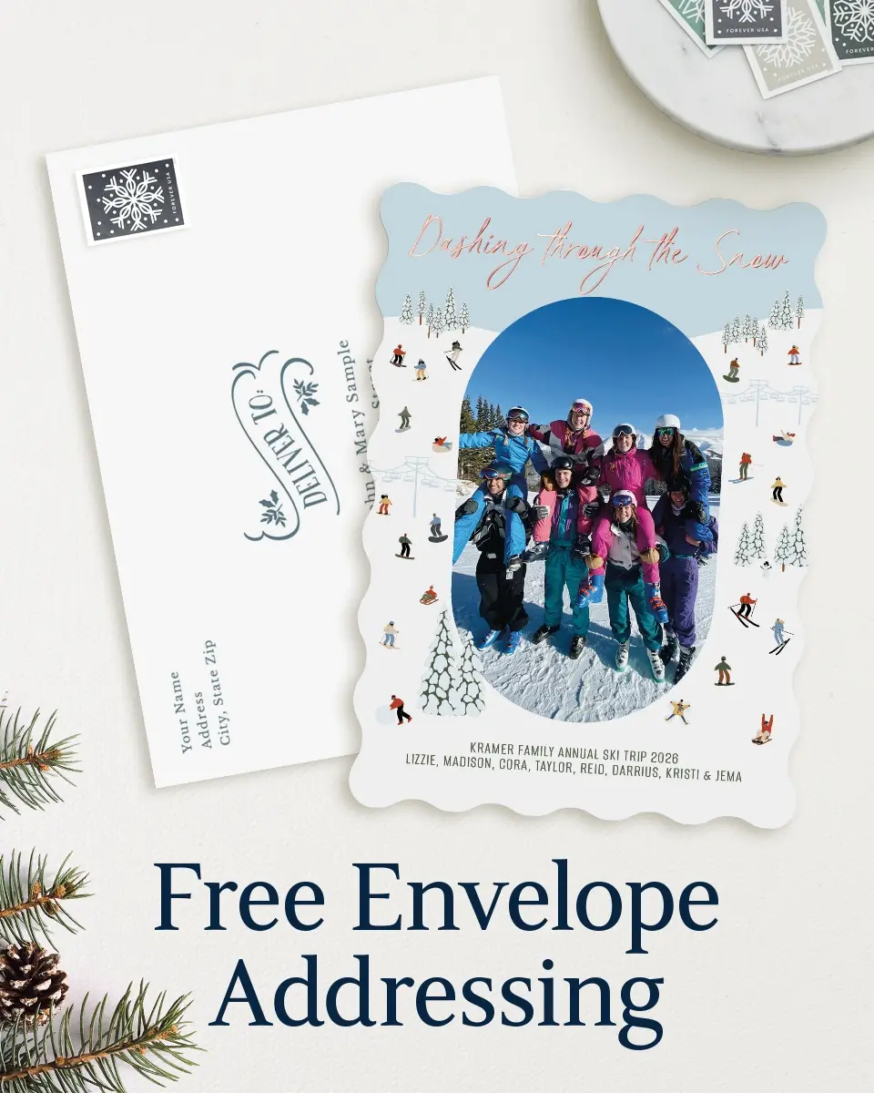 Wavy Christmas Cards