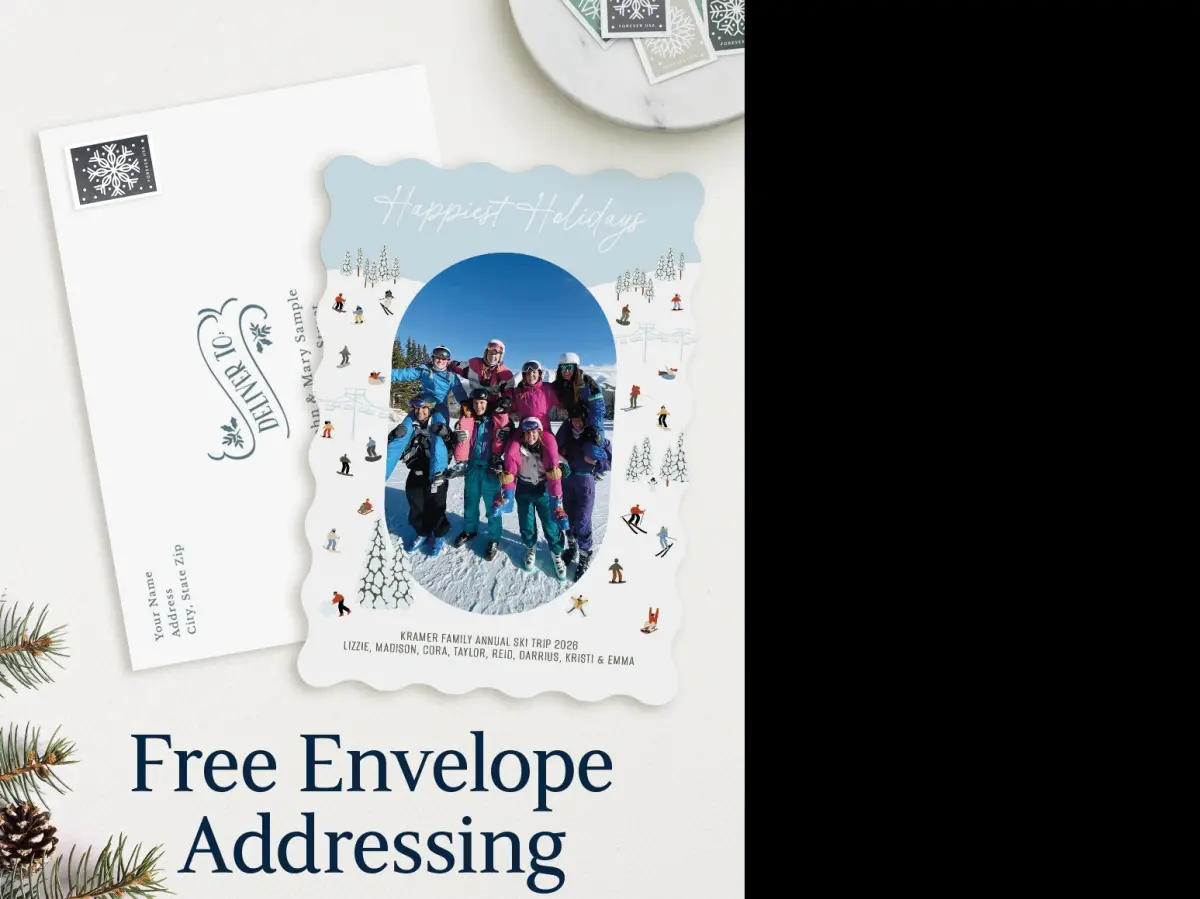 Wavy Christmas Cards