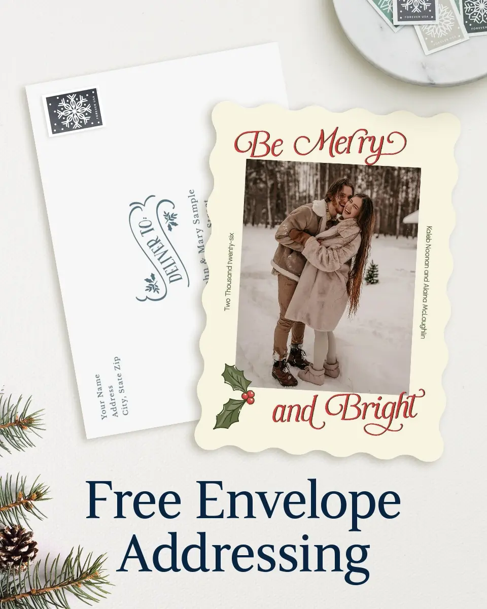 Wavy Christmas Cards