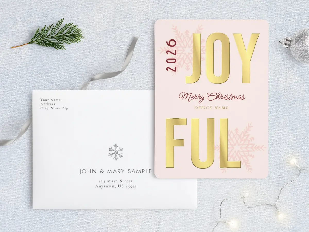 Front with Envelope Design