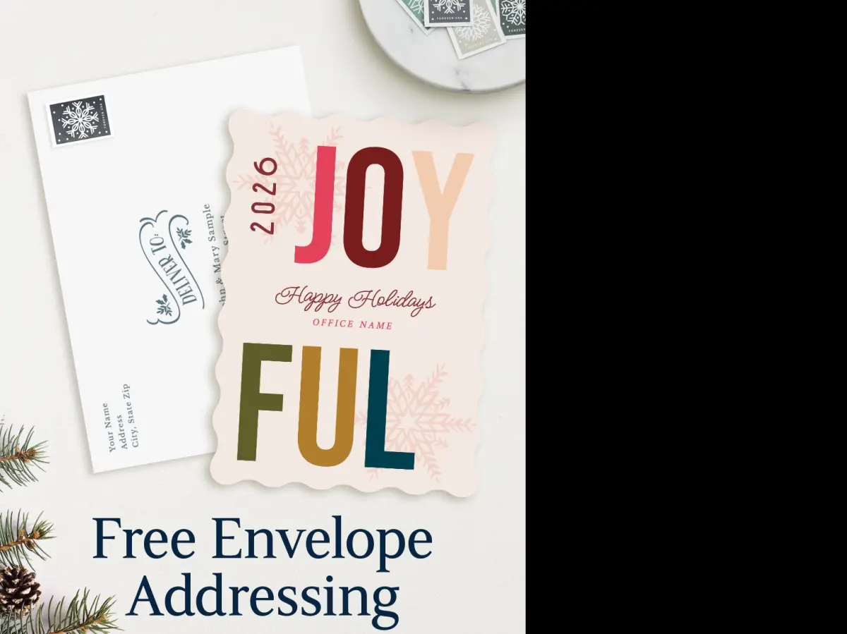 Wavy Christmas Cards