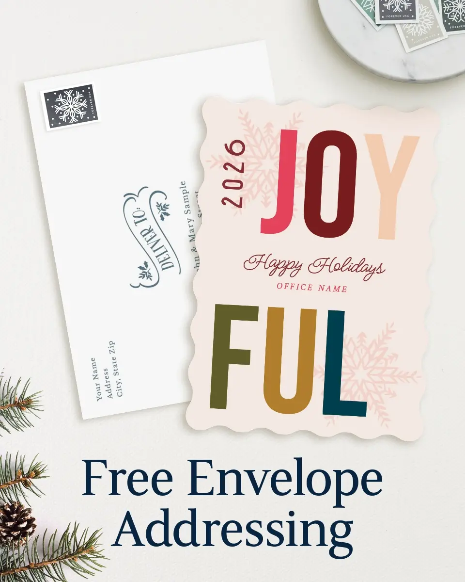 Wavy Christmas Cards