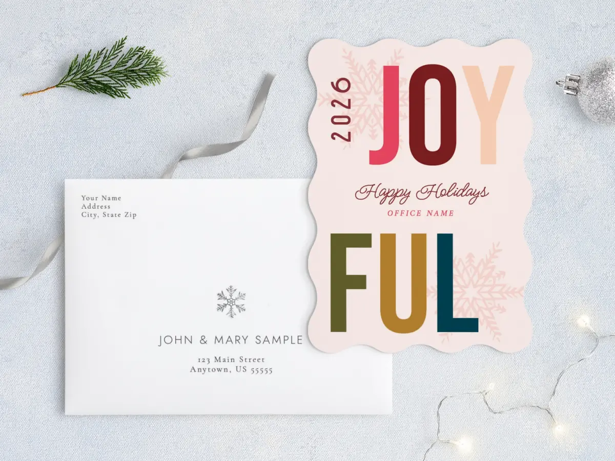 Front with Envelope Design