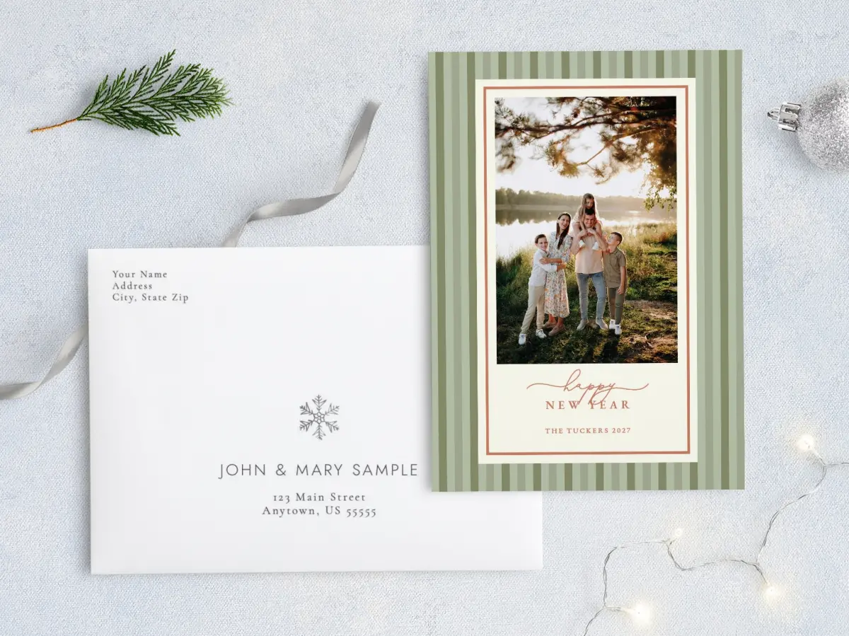 Front with Envelope Design