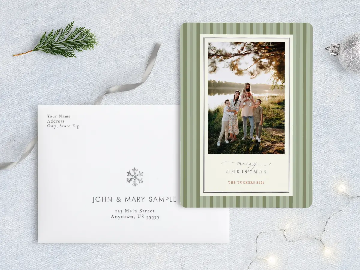 Front with Envelope Design