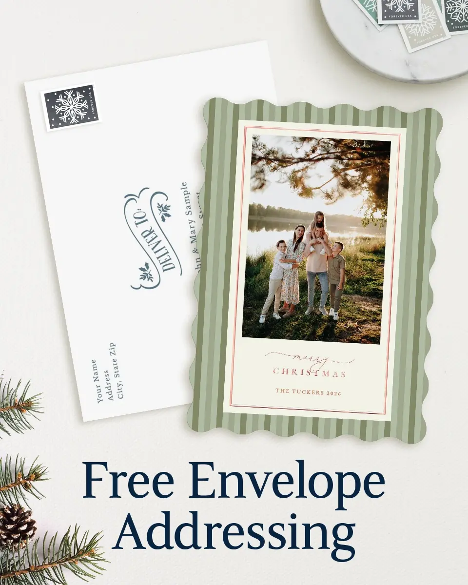 Wavy Christmas Cards