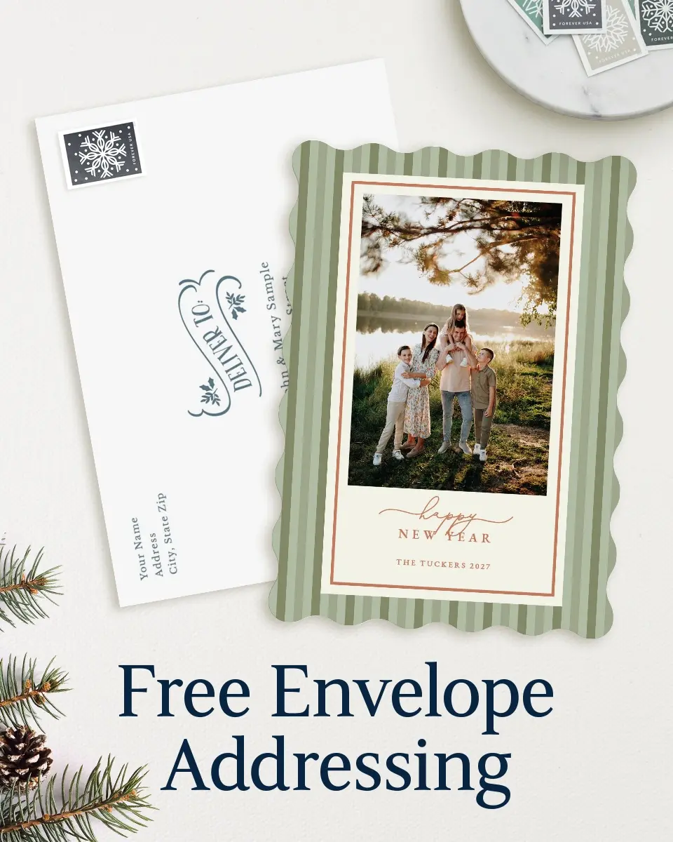 Wavy Christmas Cards
