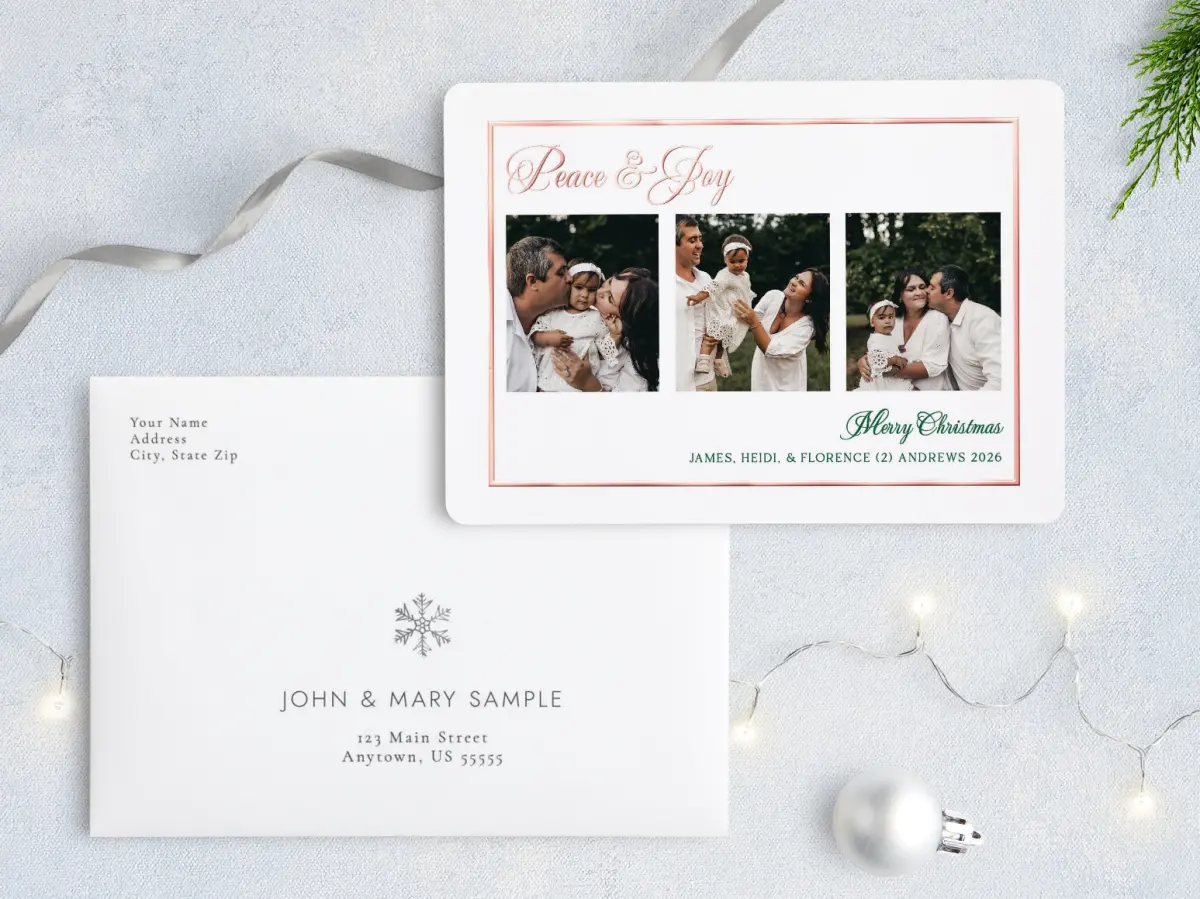 Front with Envelope Design