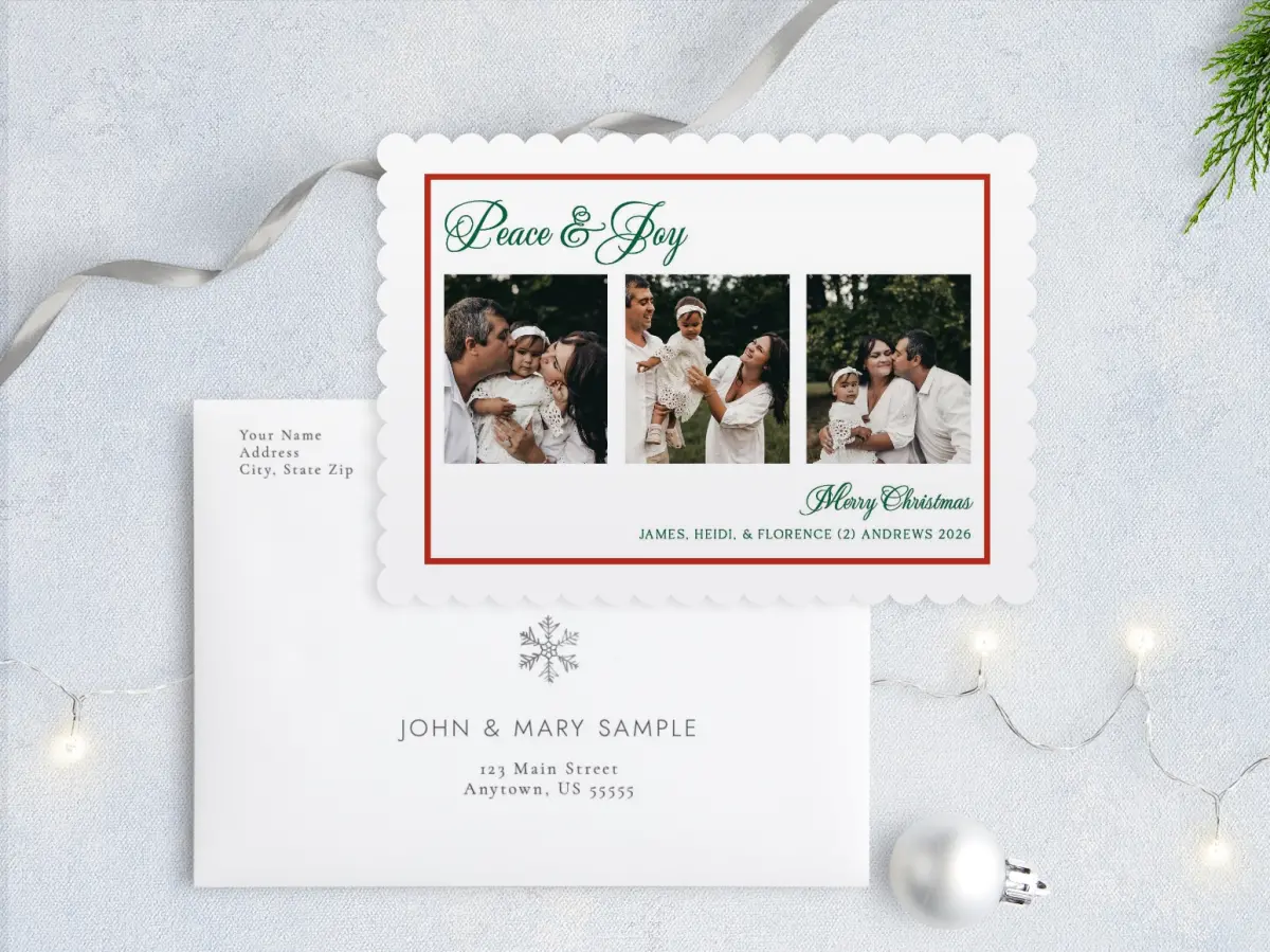 Front with Envelope Design